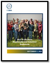 image of the OLLI Membership and Volunteer Guidebook